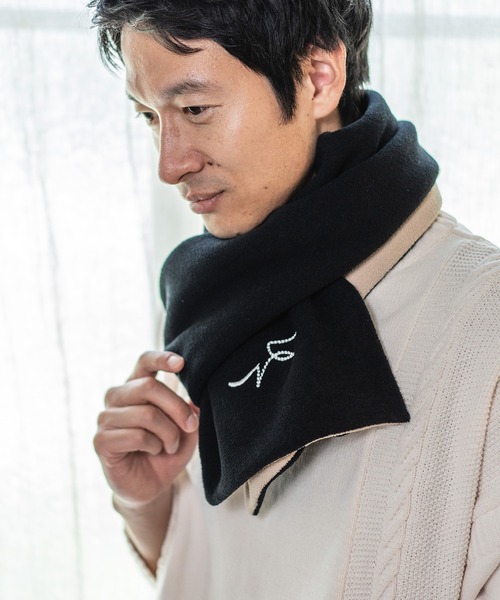 CALL&RESPONSE(コールアンドレスポンス)の「mko10709- SAISENTAKU-マフラー(マフラー・メンズ・ブラック系その他・FREE)」の3枚目の写真