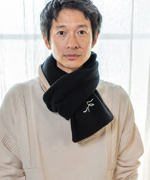 CALL&RESPONSE(コールアンドレスポンス)の「mko10709- SAISENTAKU-マフラー(マフラー・メンズ・ブラック系その他・FREE)」の4枚目の写真