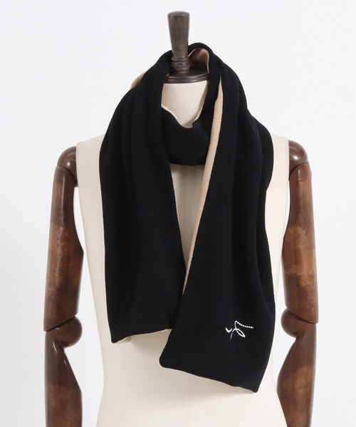 CALL&RESPONSE(コールアンドレスポンス)の「mko10709- SAISENTAKU-マフラー(マフラー・メンズ・ブラック系その他・FREE)」の6枚目の写真