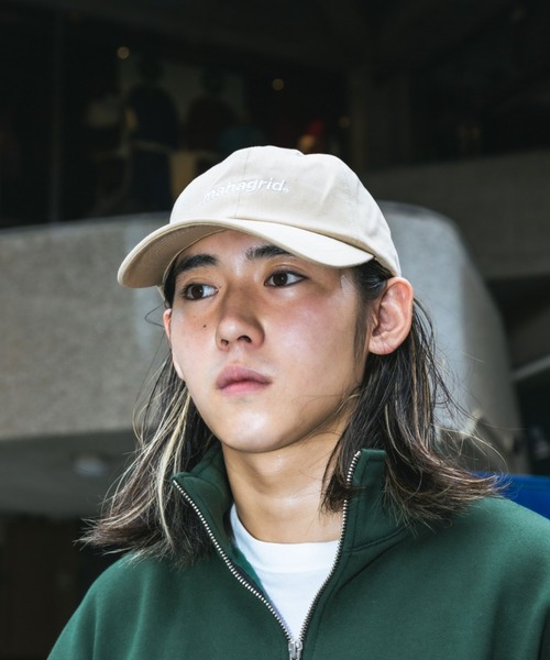 MAHAGRID(マハグリッド)の「『mahagrid/マハグリッド』BASIC LOGO BALL CAP/ベーシックデザイン ボールキャップ(キャップ・レディース・ブラック/ベージュ/ネイビー/グリーン・FREE)」の5枚目の写真