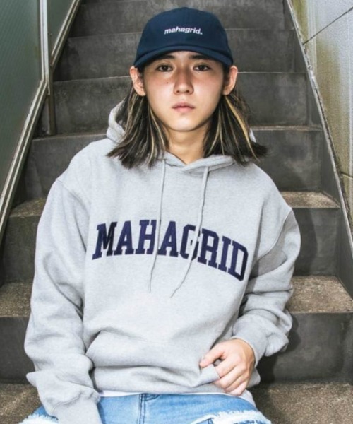 MAHAGRID(マハグリッド)の「『mahagrid/マハグリッド』BASIC LOGO BALL CAP/ベーシックデザイン ボールキャップ(キャップ・レディース・ブラック/ベージュ/ネイビー/グリーン・FREE)」の17枚目の写真