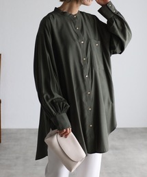 とろみドレープブラウス