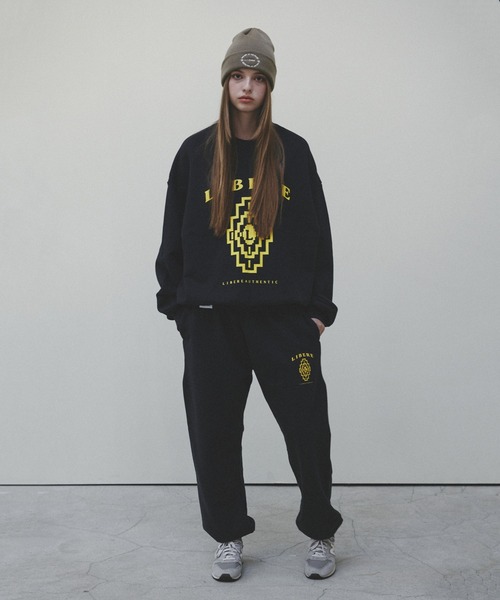 LIBERE（リベーレ）の「LIBERE リベーレ / CHIMAYO SWEATSHIRT チマヨプリントビッグシルエットスウェットシャツ トレーナー / 225224-225225-225226（スウェット・メンズ・ネイビー/カーキ/ライトグレー・LARGE/MEDIUM/SMALL）」の21枚目の写真