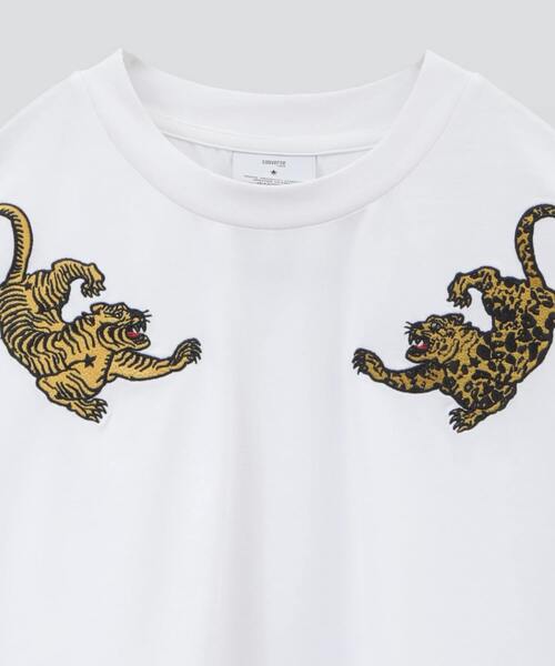 CONVERSE TOKYO(コンバーストウキョウ)の「虎刺繍ロンTEE(Tシャツ/カットソー・メンズ・ホワイト/ブラック・FREE)」の15枚目の写真