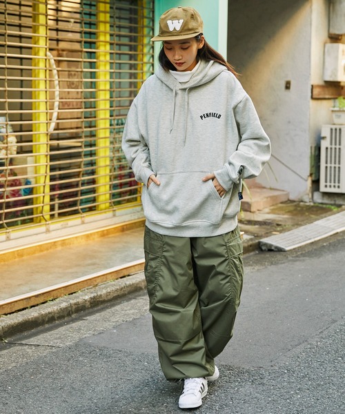 PENFIELD/ペンフィールド 別注 カレッジロゴ刺繍 ビッグシルエット