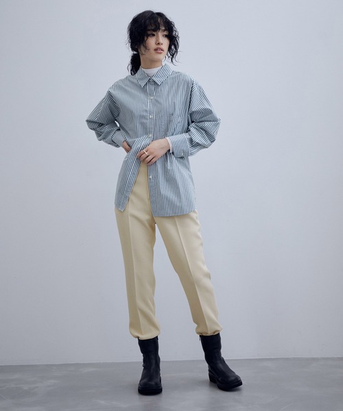 ADAM ET ROPE'（アダムエロペ）の「スリムジョガーパンツ（その他パンツ・レディース・ブラック/ピンク/クリーム・38/36）」の6枚目の写真