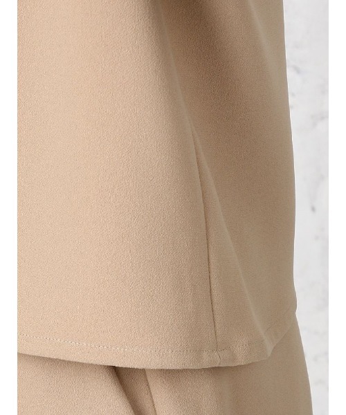 Perfect Suit FActory(パーフェクトスーツファクトリー)の「ジョーゼット【カセット服】ブラウス ネイビー/ベージュ(シャツ/ブラウス・レディース・ネイビー/ベージュ・M/L/SS/S)」の5枚目の写真