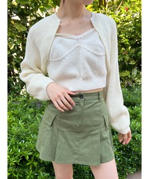 ショートニットカーディガン