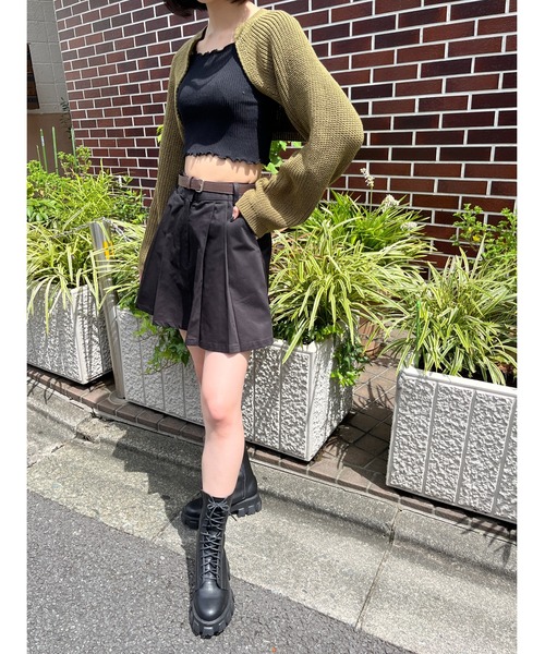 PHILLY（フィリー）の「ショートニットカーディガン（カーディガン/ボレロ・レディース・ホワイト/カーキ/ブラック/ブルー・FREE）」の17枚目の写真