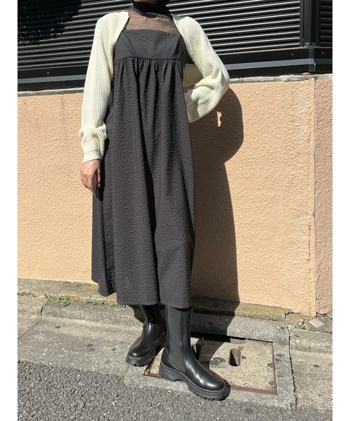 PHILLY（フィリー）の「ショートニットカーディガン（カーディガン/ボレロ・レディース・ホワイト/カーキ/ブラック/ブルー・FREE）」の7枚目の写真