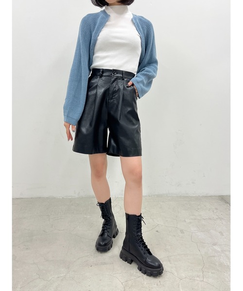 PHILLY（フィリー）の「ショートニットカーディガン（カーディガン/ボレロ・レディース・ホワイト/カーキ/ブラック/ブルー・FREE）」の19枚目の写真