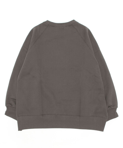 DouDou（ドゥドゥ）の「【WEB限定】エンボスロゴスウェット（スウェット・レディース・チャコールグレー/オフホワイト/ブルー・FREE）」の4枚目の写真