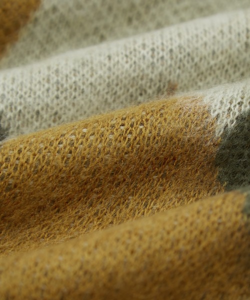 improves（インプローブス）の「【improves】アーガイルライク 幾何学模様 モヘアタッチ カーディガン（カーディガン/ボレロ・メンズ・グレイッシュブルー/パープル/イエロー・LARGE/MEDIUM）」の19枚目の写真