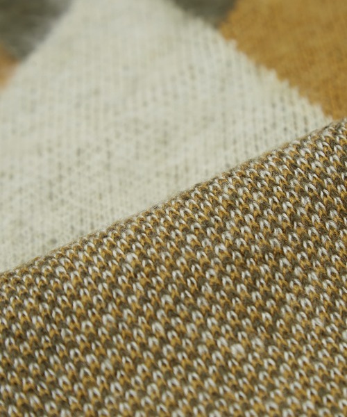 improves（インプローブス）の「【improves】アーガイルライク 幾何学模様 モヘアタッチ カーディガン（カーディガン/ボレロ・メンズ・グレイッシュブルー/パープル/イエロー・LARGE/MEDIUM）」の20枚目の写真