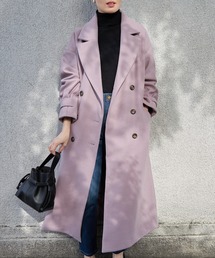 tocco closet | ウエストりぼん付きニットモッサライトコート(トレンチコート)