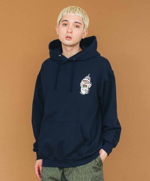 x large スプレーパーカー XLARGE（エクストララージ）の「SHAKE THE SPRAY HOODED SWEAT