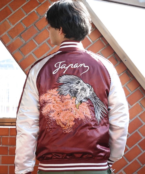 ８(eight)（エイト）の「中綿スカジャン（スカジャン・メンズ・C/D/E/F/S/T/U/A/H/J/O/Q/B/G/I/P/R/K/L/M/N・MEDIUM/X-LARGE/LARGE）」の9枚目の写真