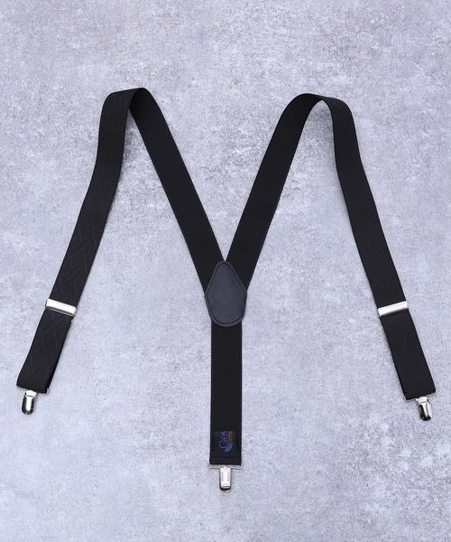 JEANASIS（ジーナシス）の「ジャガードサスペンダー/178798（サスペンダー・レディース・ブラック/グレー・FREE）」の8枚目の写真