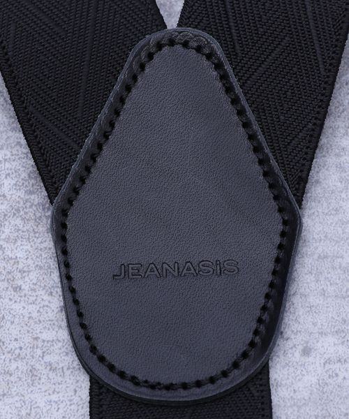 JEANASIS（ジーナシス）の「ジャガードサスペンダー/178798（サスペンダー・レディース・ブラック/グレー・FREE）」の5枚目の写真