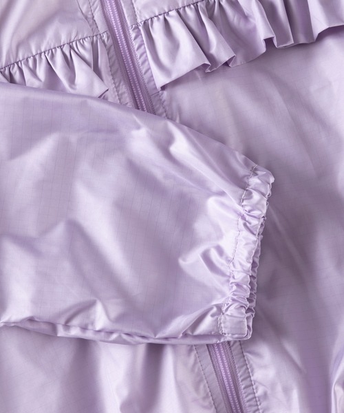 trois lapins kp（トロワラパンケーピー）の「ポリエステルタフタ ウインドブレーカー(140～160)（ナイロンジャケット・キッズ・ラベンダー/オフホワイト・150cm/140cm/160cm）」の13枚目の写真