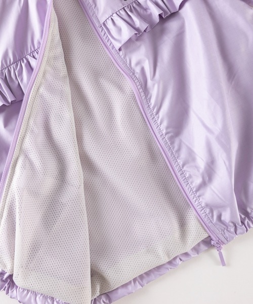 trois lapins kp（トロワラパンケーピー）の「ポリエステルタフタ ウインドブレーカー(140～160)（ナイロンジャケット・キッズ・ラベンダー/オフホワイト・150cm/140cm/160cm）」の16枚目の写真