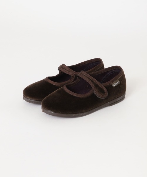 Cienta（シエンタ）の「Cienta ベロアストラップシューズ(KIDS)（バレエシューズ・キッズ・ネイビー/ブラウン・19/18/17/20）」の5枚目の写真