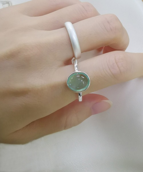 LA VORAGINE（ラ ヴォラジネ）の「デザインリング　2点セット（リング・レディース・シルバー/シルバー系1/シルバー系2・FREE）」の3枚目の写真