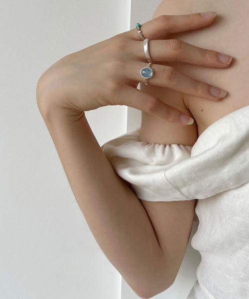 LA VORAGINE（ラ ヴォラジネ）の「デザインリング　2点セット（リング・レディース・シルバー/シルバー系1/シルバー系2・FREE）」の10枚目の写真