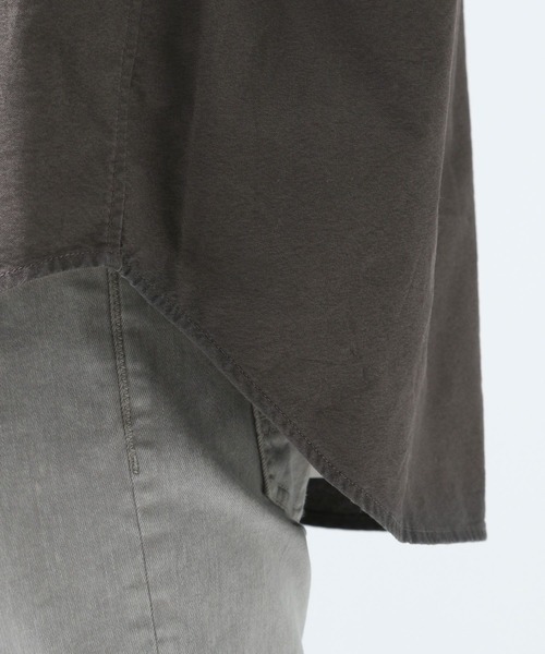 BAYFLOW（ベイフロー）の「【B-STANDARD】ボタンダウンシャツ（シャツ/ブラウス・メンズ・オフホワイト/サックスブルー/ベージュ/チャコール・SMALL/MEDIUM/LARGE）」の17枚目の写真