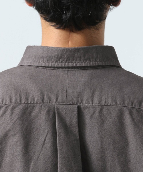 BAYFLOW（ベイフロー）の「【B-STANDARD】ボタンダウンシャツ（シャツ/ブラウス・メンズ・オフホワイト/サックスブルー/ベージュ/チャコール・SMALL/MEDIUM/LARGE）」の19枚目の写真