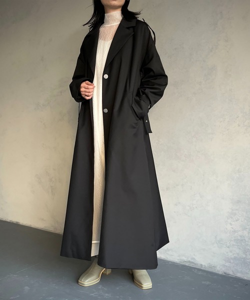 &g'aime（アンジェム）の「【&g’aime】マルチウェイケープレイヤードトレンチコート（トレンチコート・レディース・ブルー/ブラック/グレイッシュベージュ・FREE）」の22枚目の写真