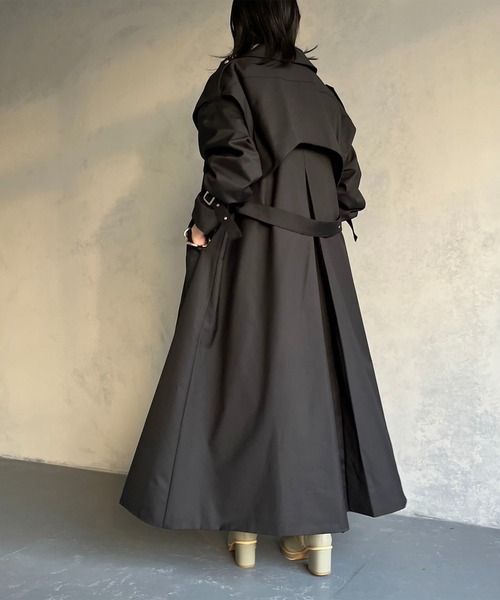 &g'aime（アンジェム）の「【&g’aime】マルチウェイケープレイヤードトレンチコート（トレンチコート・レディース・ブルー/ブラック/グレイッシュベージュ・FREE）」の18枚目の写真