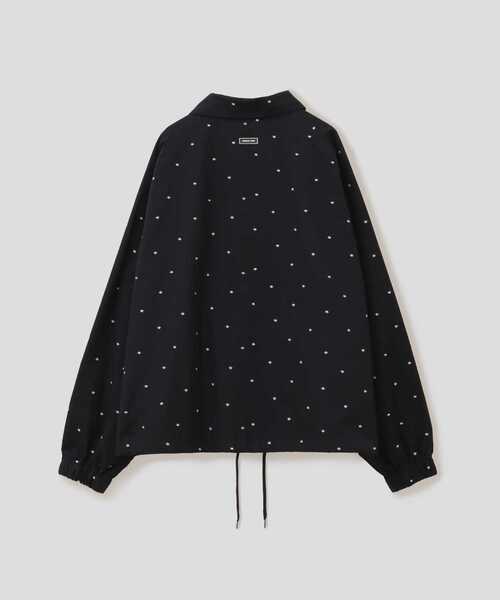 CONVERSE TOKYO（コンバーストウキョウ）の「星柄★ オーバーサイズ コーチジャケット（シャツ/ブラウス・メンズ・ブラック・FREE）」の9枚目の写真