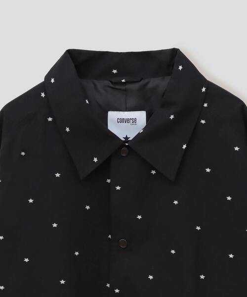 CONVERSE TOKYO（コンバーストウキョウ）の「星柄★ オーバーサイズ コーチジャケット（シャツ/ブラウス・メンズ・ブラック・FREE）」の8枚目の写真