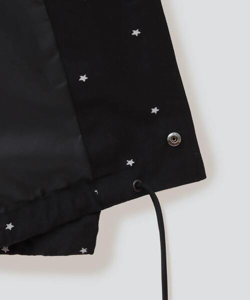 CONVERSE TOKYO（コンバーストウキョウ）の「星柄★ オーバーサイズ コーチジャケット（シャツ/ブラウス・メンズ・ブラック・FREE）」の4枚目の写真