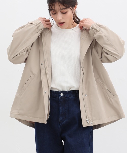 Honeys（ハニーズ）の「撥水加工Aラインブルゾン（ブルゾン）」 - WEAR