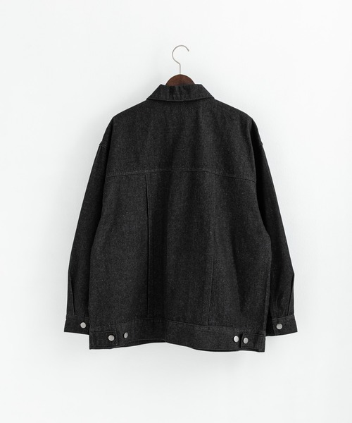 Rocky Monroe(ロッキーモンロー)の「10ozデニム ビッグシルエットリラックスジャケット/イージーワイドパンツ セットアップ(セットアップ・メンズ・ブラック/インディゴブルー・M/L)」の15枚目の写真