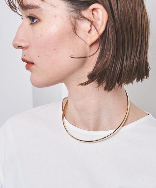 UNITED ARROWS(ユナイテッドアローズ)の「5MM C チョーカー(ネックレス・レディース・シルバー/ゴールド・FREE)」の9枚目の写真