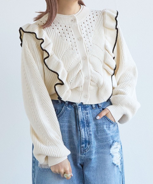 w closet（ダブルクローゼット）の「配色フリル付きショート