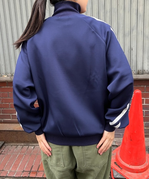 BROKEN BASE（ブロークンベース）の「ワンポイント刺繍トラックジャケット（ブルゾン・メンズ・ネイビー/アイボリー/オリーブ・MEDIUM/LARGE）」の18枚目の写真