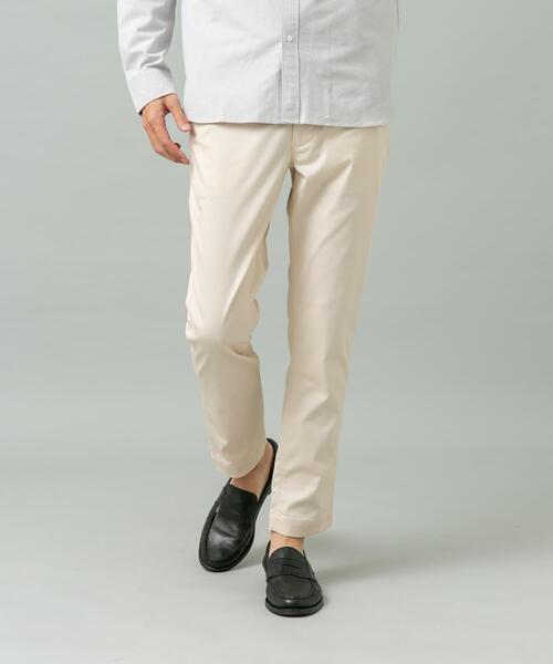 URBAN RESEARCH ROSSO MEN(アーバンリサーチロッソメン)の「『SHORT(9分丈)サイズ / XLサイズあり』スリムストレッチテーパードチノパンツ(チノパンツ・メンズ・ブラック/グレー/ベージュ/ネイビー/カーキ/アイボリー・MEDIUM/SMALL/LARGE/X-LARGE/L-Short/XL-Short/M-Short/S-Short)」の2枚目の写真
