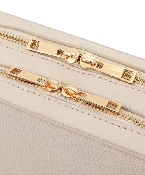 FREE'S MART（フリーズマート）の「◇Ｗジップバッグ（ショルダーバッグ・レディース・ブラック/ブラウン/ホワイト・ﾌﾘ-）」の19枚目の写真