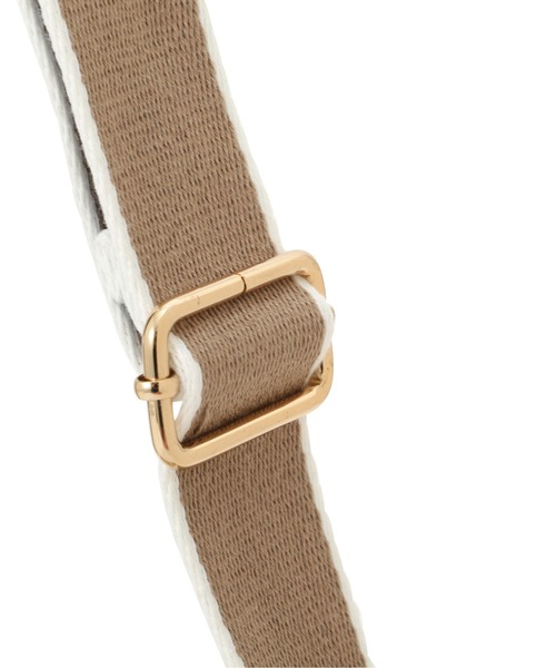 FREE'S MART（フリーズマート）の「◇Ｗジップバッグ（ショルダーバッグ・レディース・ブラック/ブラウン/ホワイト・ﾌﾘ-）」の21枚目の写真