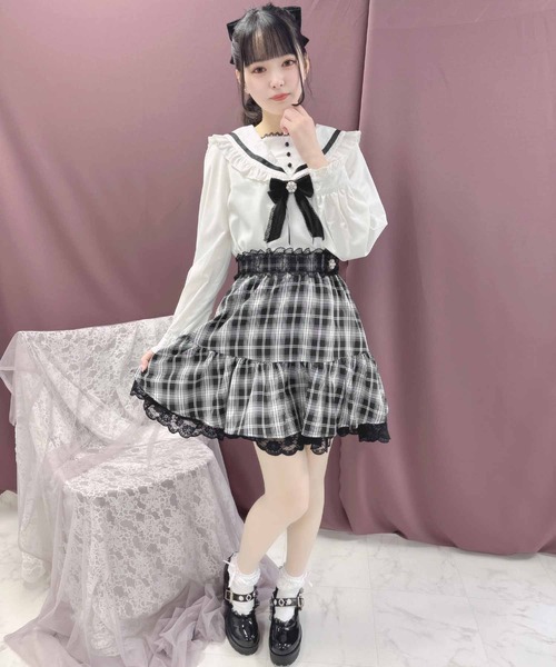 ROJITA(ロジータ)の「Wフリルフレアスカート(スカート・レディース・ブラック/ピンク/グレー・FREE)」の22枚目の写真