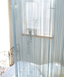 salle de bal（サルデバル）の「のれん ストリングのれん ビーズ付き 11119 870 TCI（インテリア雑貨）」