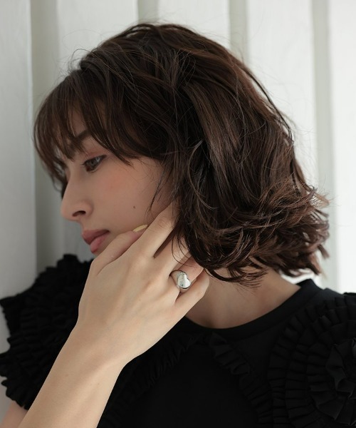 at.(アット)の「【at.】ハートリング(リング・レディース・シルバー/ゴールド・13号/11号)」の9枚目の写真