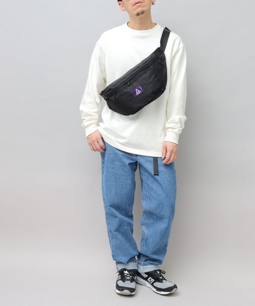 GERRY（ジェリー）の「撥水加工 リサイクルポリエステル REPREVE ビッグウエストポーチ（ボディバッグ/ウエストポーチ・メンズ・ブラック/ブラウン系その他/ベージュ/グレー・FREE）」の8枚目の写真