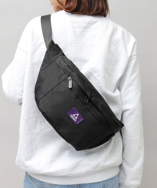 GERRY（ジェリー）の「撥水加工 リサイクルポリエステル REPREVE ビッグウエストポーチ（ボディバッグ/ウエストポーチ・メンズ・ブラック/ブラウン系その他/ベージュ/グレー・FREE）」の6枚目の写真