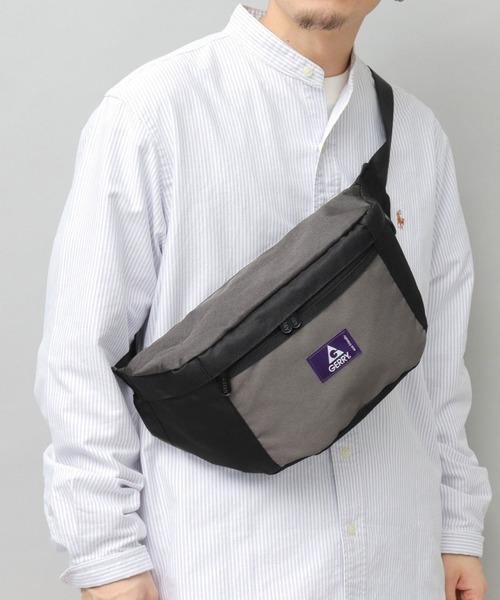 撥水加工 リサイクルポリエステル REPREVE ビッグウエストポーチ