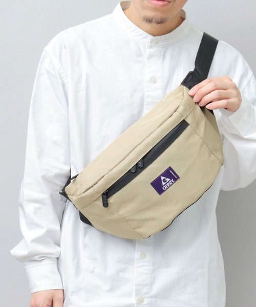 撥水加工 リサイクルポリエステル REPREVE ビッグウエストポーチ